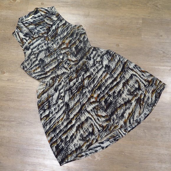 Lush Nordstrom Print Dress with Collar - Picture 4 of 13